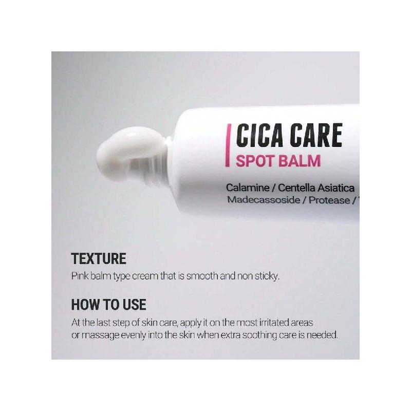 Rovectin Cica Care Face Balm 40ml - Immediate Redness Relief Face Moisturizer For Acne Prone, Scar Reducing With Calamine And Madecassoside | Vegan