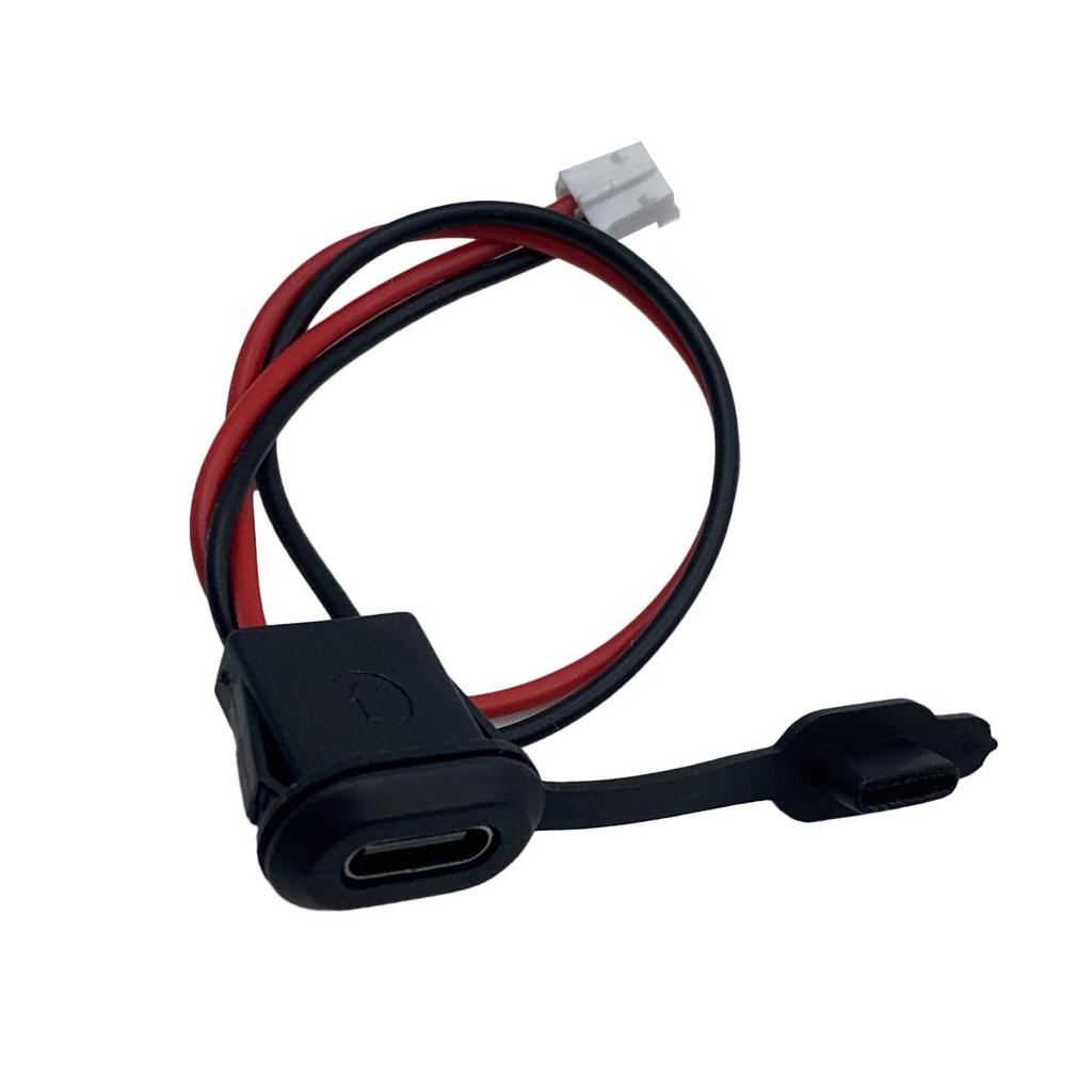 Single Head Type-C Female Fast Charging 2-Core DIY Testing Cable