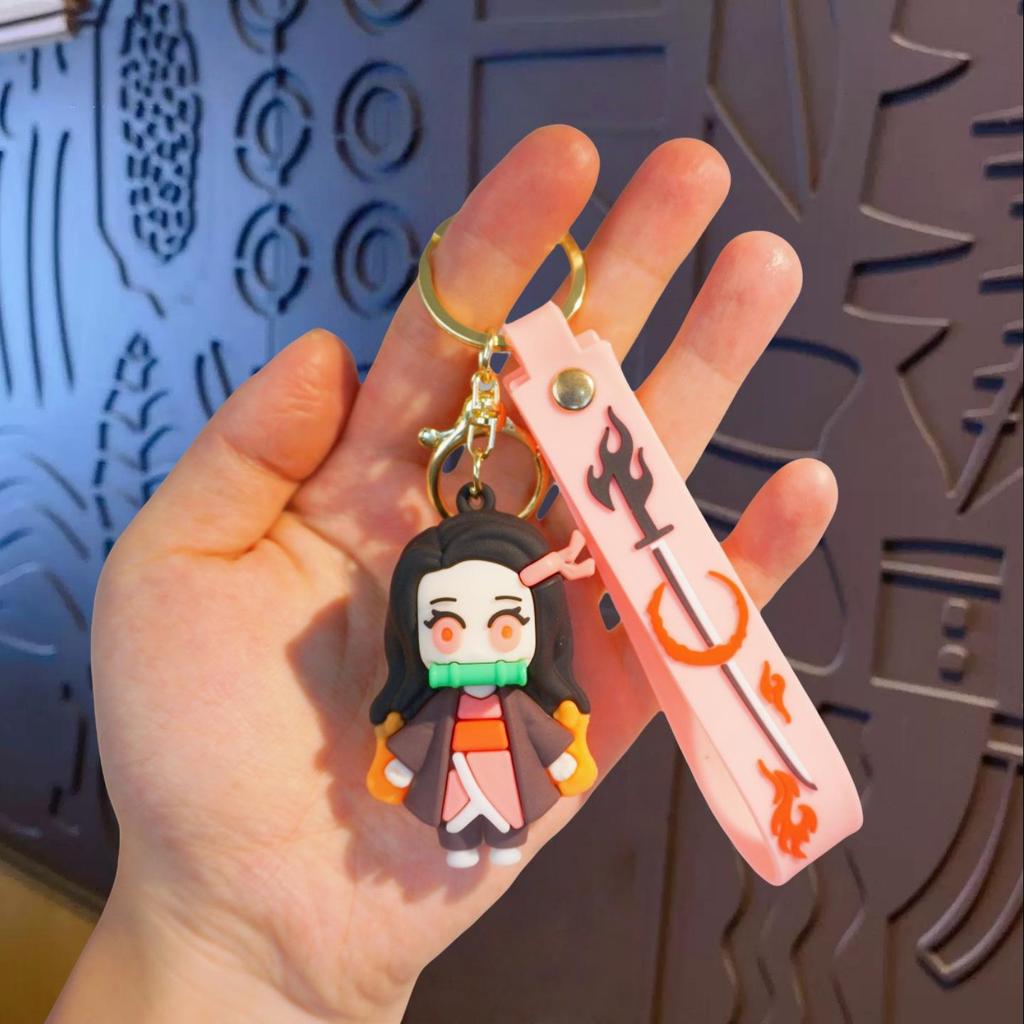 Demon Slayer Tanjiro 3D Keychain Pendant