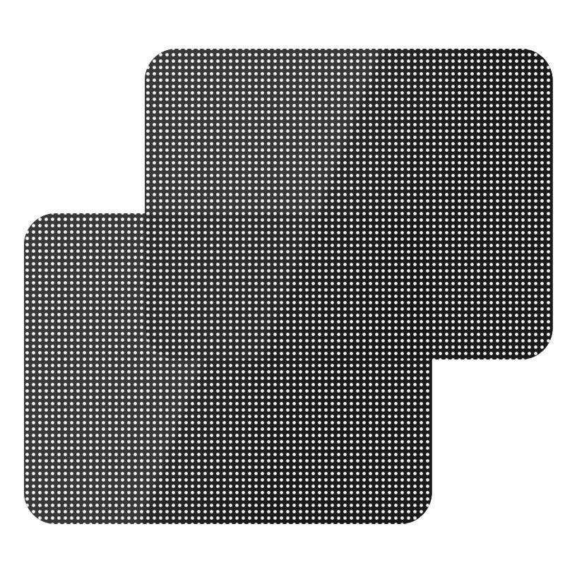 Elektrostatischer Punkt PVC Auto Fenstersonnenschutzfolie Aufkleber 2-teiliges Set