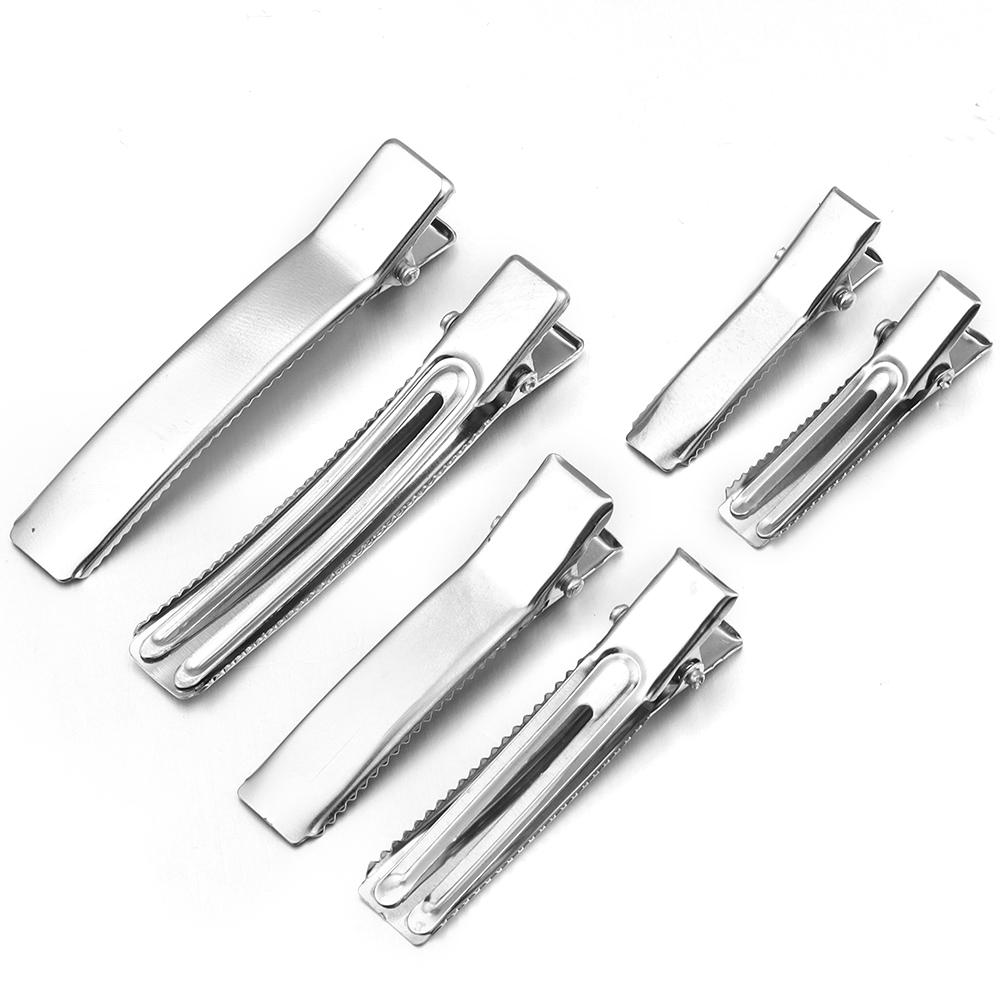 20pcs/lot Metal Hair Alligator Clips Duckbill Clip For Girls Double Prongs Alligator Hairpins Hair Style Tools Accessories