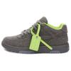 Мужские кроссовки Out of Office темно-серого и флуоресцентного зеленого цвета OMIA189F22FAB001-0707