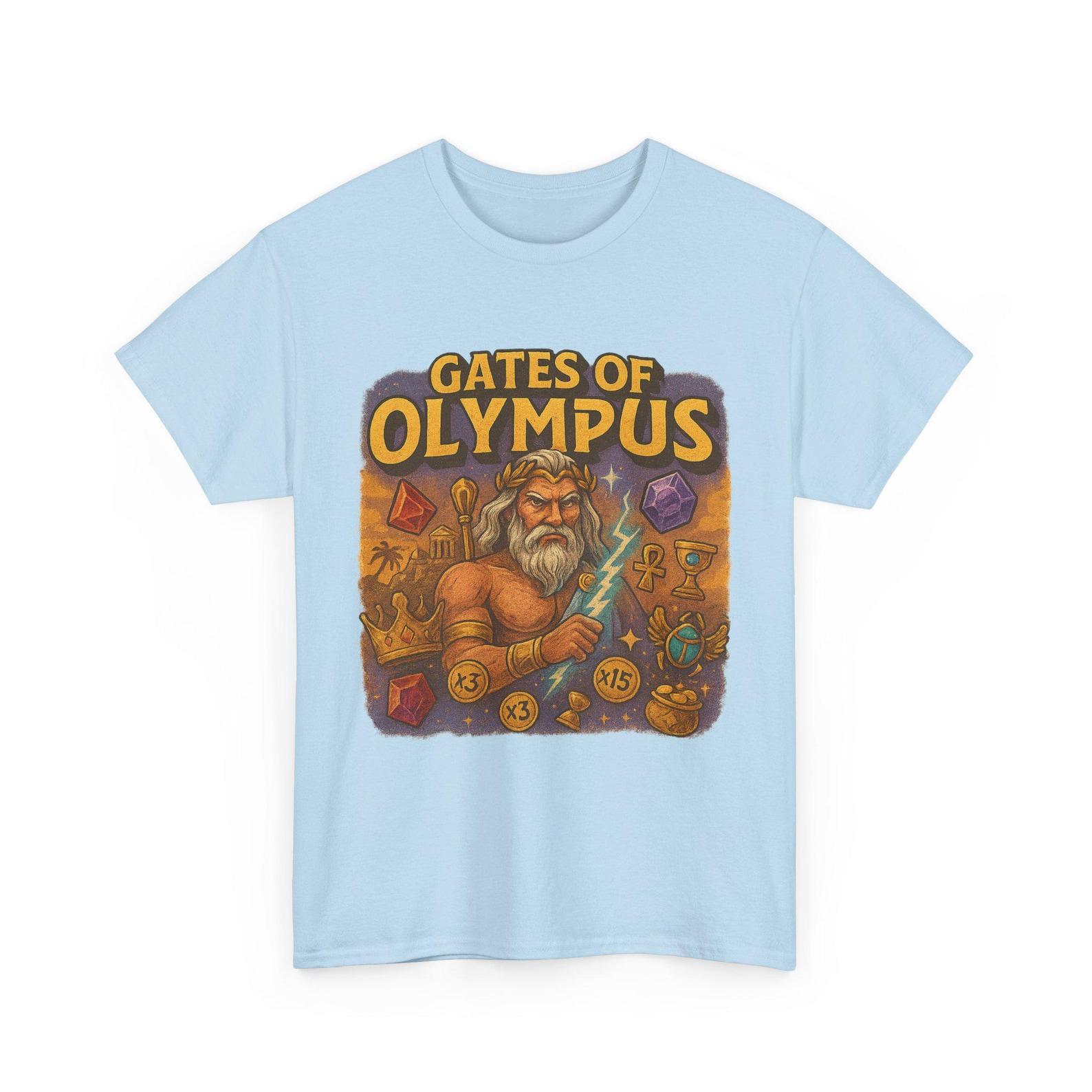 Gates of Olympus Pragmatic Play Slot Gamble Vintage Mythology: Gates of Olympus Graphic T-Shirt, Gamer | Unisex Tee 2XL