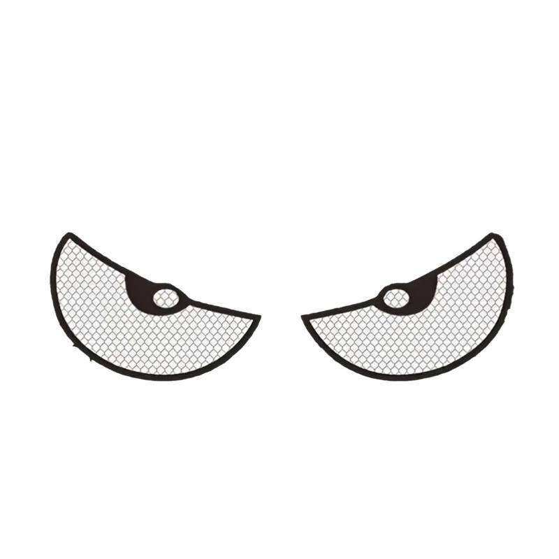 1 Pair Decorative Reflective Stickers Car Motorcycle Devil Eye Reflector Stickers Motorbike Scooter Decoration Accessory