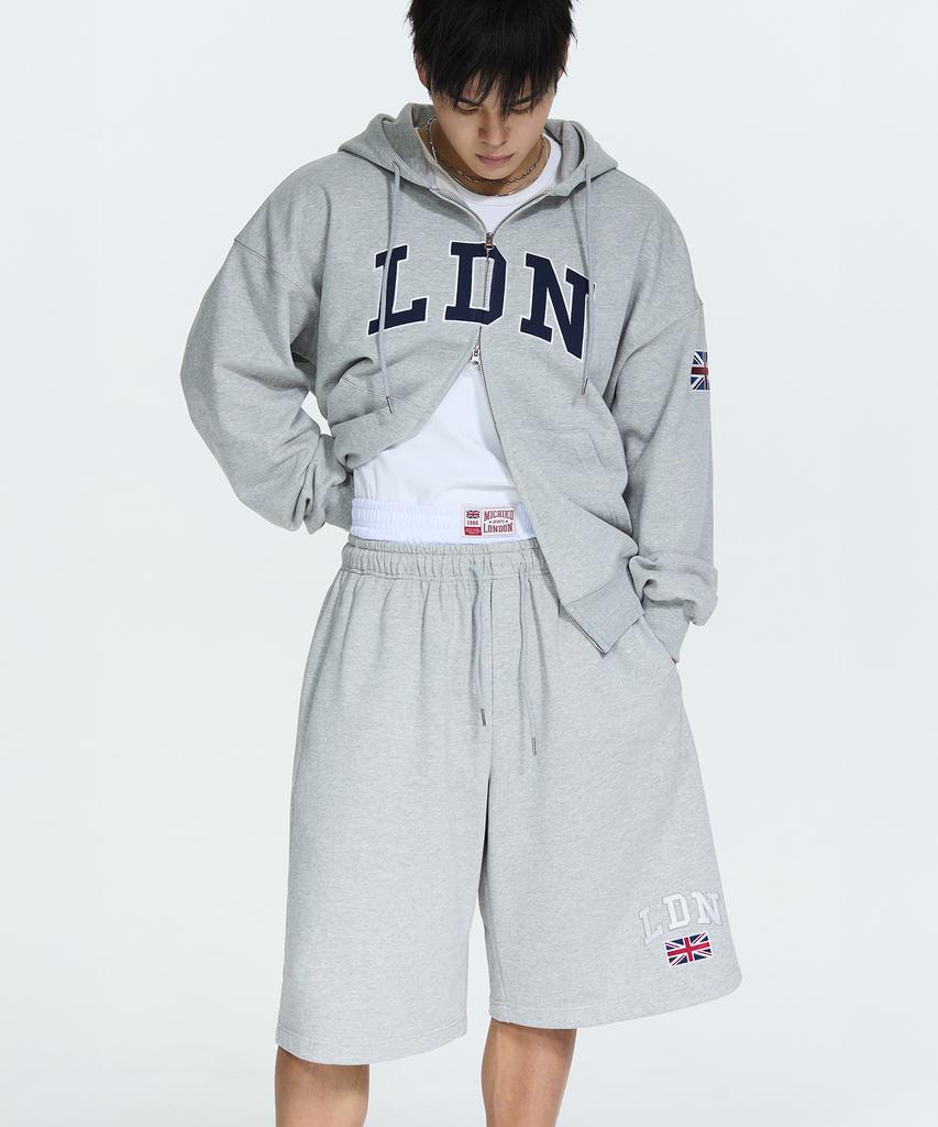 Michikoleondeonseupocheu Ldn Bermuda Sweatpants Melange Grey