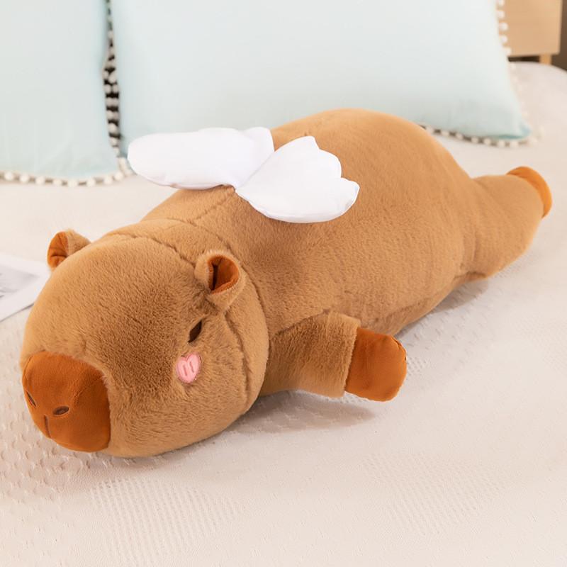 Soft Capybara Plush Toy With Durable Pp Cotton Children Room Decor Gift Doll