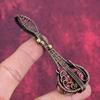 Copper thulite pendant copper wire wrapped pendant guitar gemstone pendant handmade pendant copper wire wrapped jewelry anniversary gifts