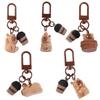 1pc Cartoon Cute Capybara Resin Keychain, Suitable for Women'S Key Ring, Bag, DIY Decorative Pendant