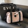 Korean Version of Simple Fashion Fitness Bag Large Capacity Hand Luggage Bag Women's Sports Travel Bag Portable Trend