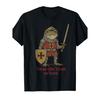Funny T-Shirt, 'Twas The 'Tism M'Lord Medieval Knight Frog Tsim