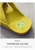 Super Soft Vietnamese Latex Closed-Toe Slippers: Non-Abrasive, Odorless Rubber Casual Shoes with Soft Soles for Men & Women