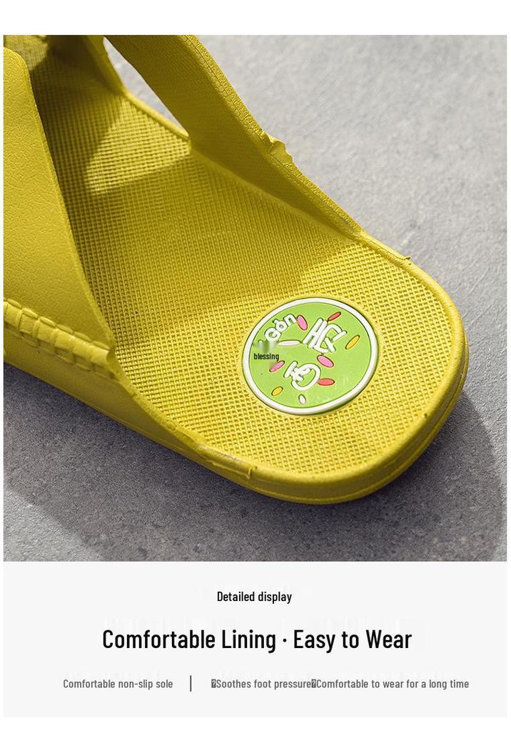 Super Soft Vietnamese Latex Closed-Toe Slippers: Non-Abrasive, Odorless Rubber Casual Shoes with Soft Soles for Men & Women