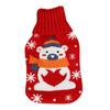 Hot Water Bottle Cute Cover Rubber Hot Water Bag for Hot Cold Compress Hand Feet Warmer Neck and Shoulder Pains Relief