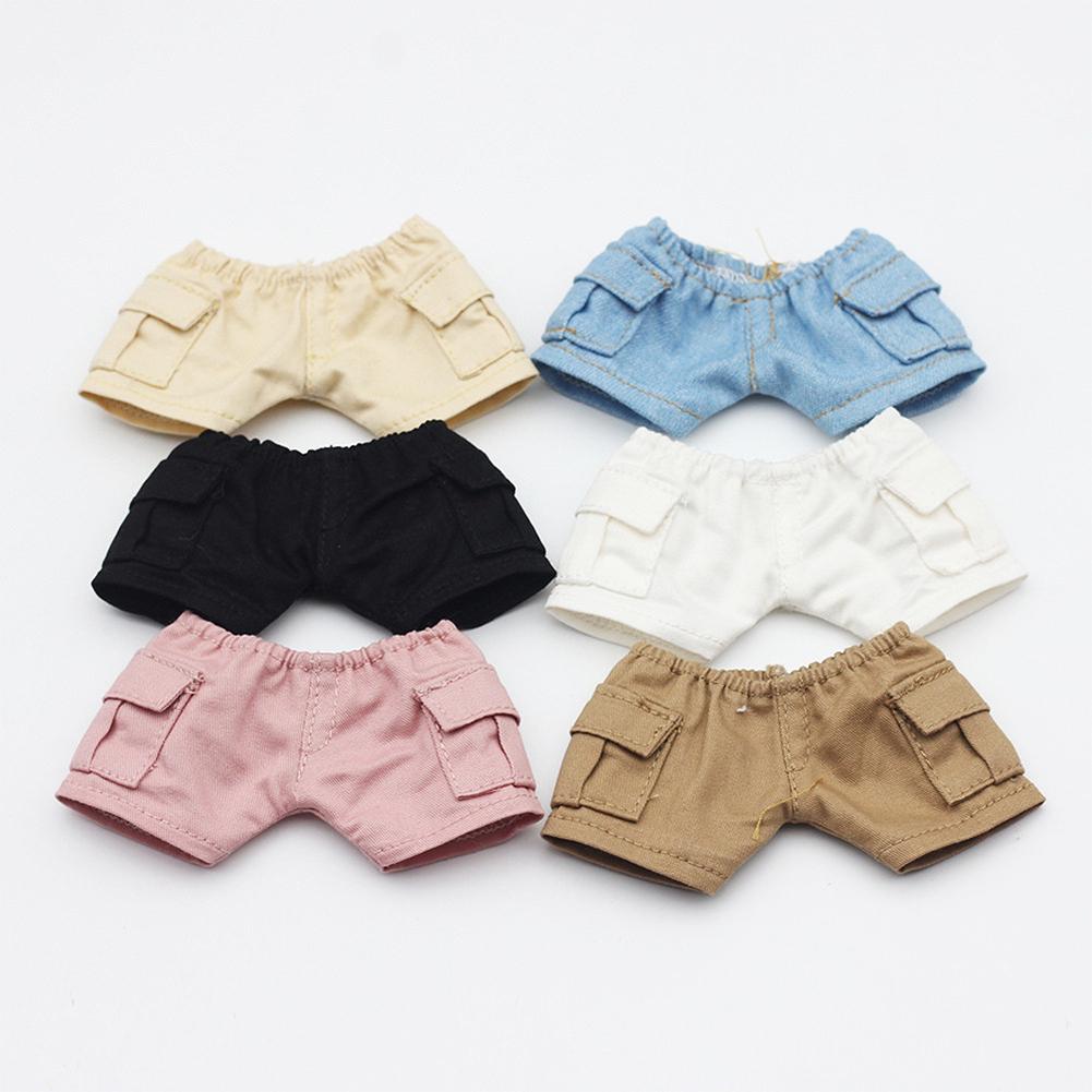 For 17cm Labubu Doll Clothes Fashion Clothes Shorts Doll Clothes Color Match Pants Dolls Accessories Cute Decoration Little Clothes