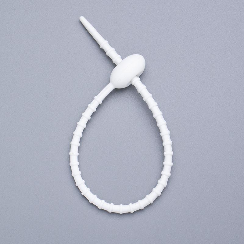 5/10PCS Silicone Reusable Bag Ties Twist Wire Fasten Cable Zip Tie for Headset Data Line Pendant Adjustable Soft Universal Tie