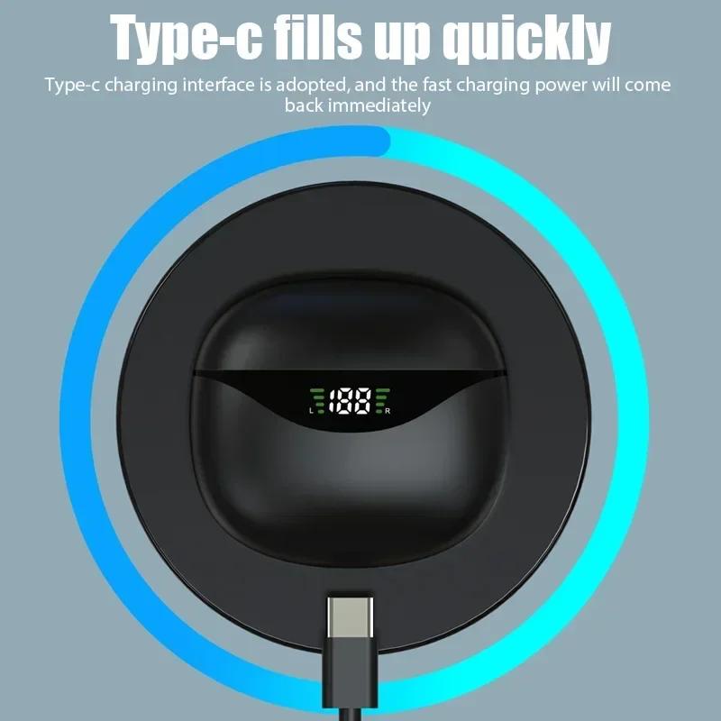 

TWS Fone Bluetooth Беспроводные наушники Оригинальные наушники Беспроводная Bluetooth-гарнитура для IOS Android Наушники со светодиодным дисплеем от микрофона