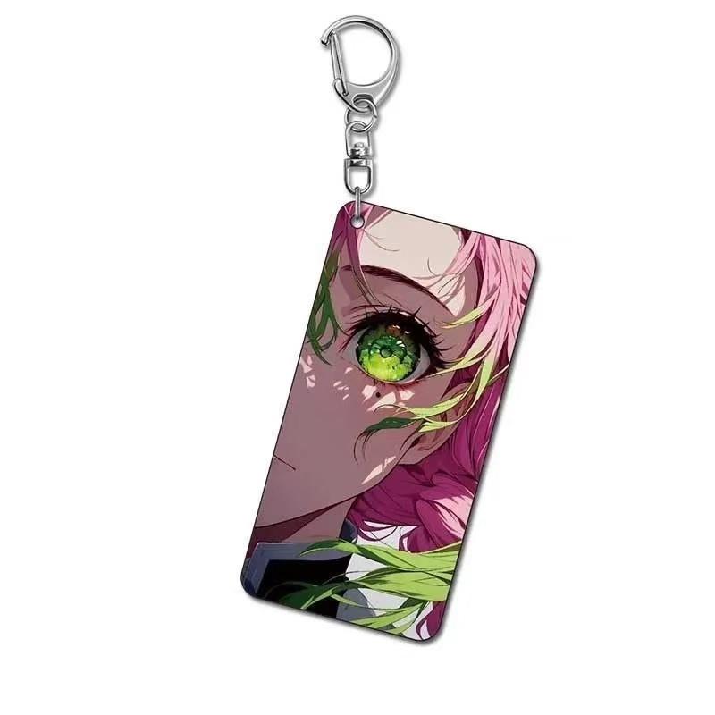 Colgante Llavero Anime Demon Slayer Kimetsu No Yaiba Kamado Tanjirou Doble Cara HD Colgante de Bolsa Regalo Para Fans Accesorios Cosplay Regalo de Joyería