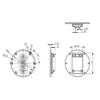 Haut-parleur Tweeter à Ruban 10CM 8 Ohms 15W Aigu Cornets pour Reproduction Précise des Hautes Fréquences Haut-parleur