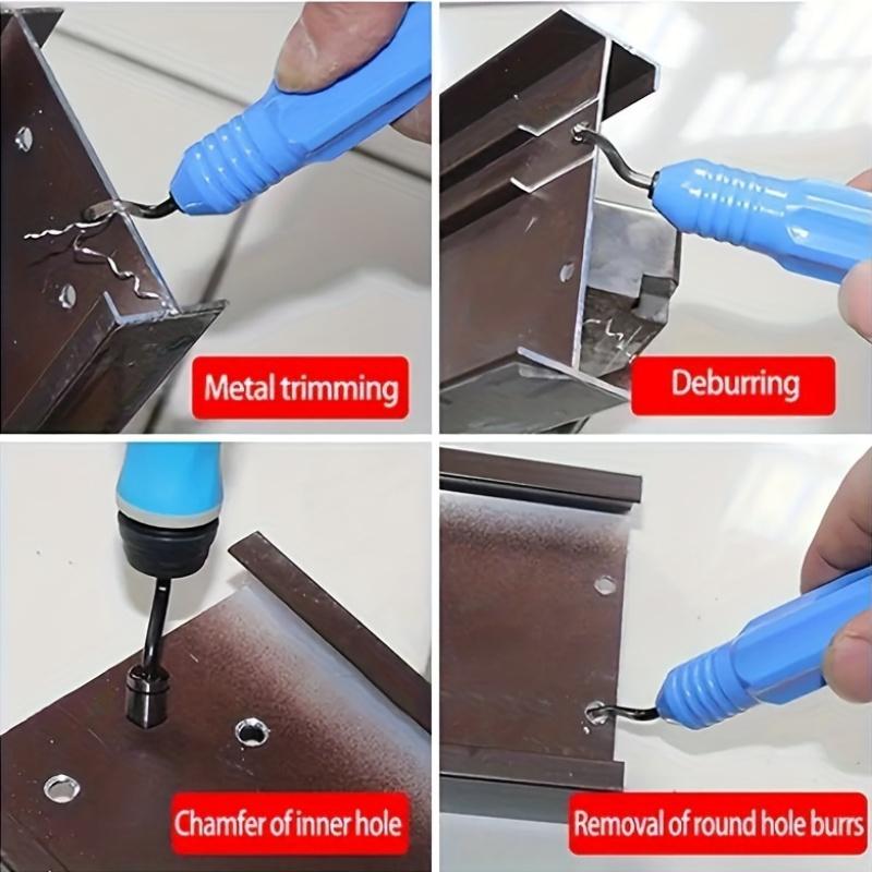 1pc/11pcs Burr Trimming Knife Scraper Set - Multi-Tool for Deburring, Chamfering, and Smoothing Edges On Wood, Plastic, Aluminum, Copper, and Steel