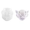 Cute Evil for Cat Animal Candle Mold 3D Abstract Resin Epoxy Casting Molds for Home Decor Ornament Aromatherapy Mold