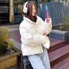 Cotton clothes women's new short winter down cotton bread clothes loose small versatile light coat