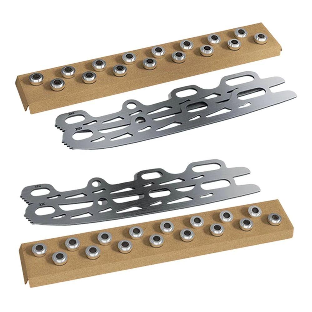 Stainless Steel Figure Skate Blade 253/290MM Skate Shoes Blade Ice Skating Blade  Winter Sports