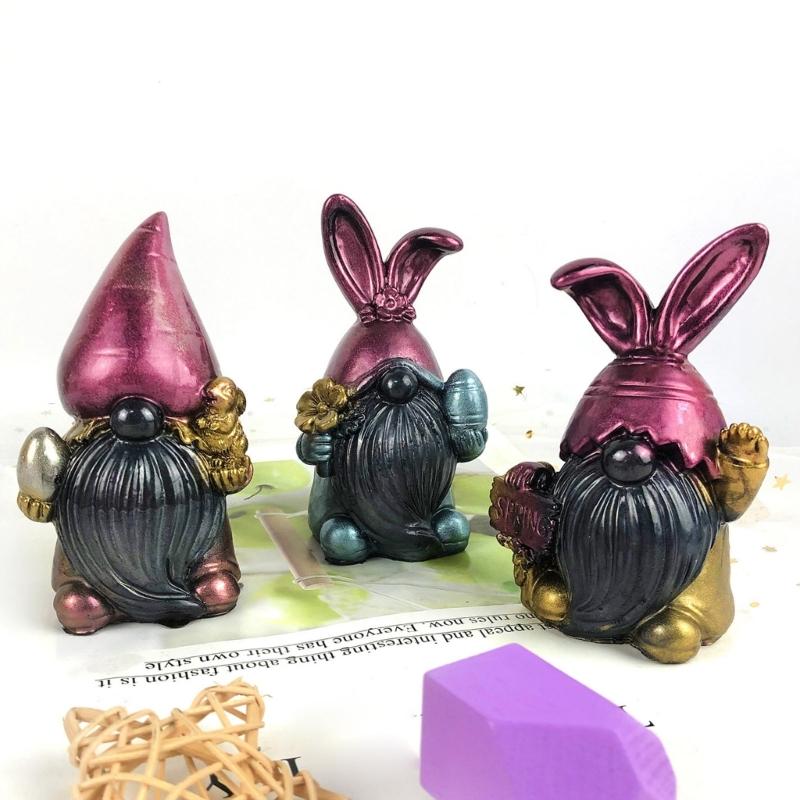 Soap Molds Figurine Mould Dwarf Shape Silicone Crafts Moulds Clay Molds Silicone Material Gift for DIY Hand-Making Lover
