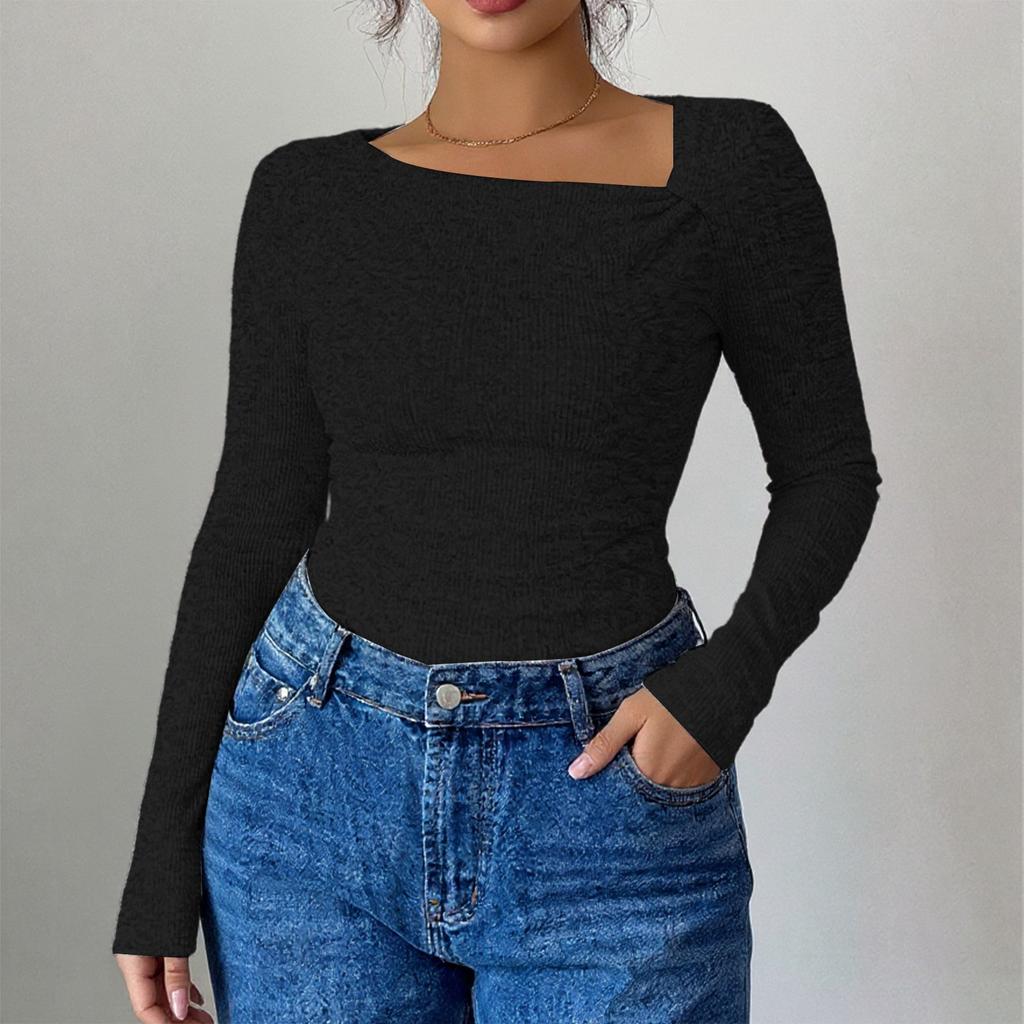 Women's Comfortable Loose Fashionable And Casual Long Sleeve Elegant Commuting And Casual Top