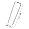 1 Box U Shaped Sewing Pins for Fabric Quilting Crafts Reusable Strong Hard Pointed Smooth Surface Easy Grip U Pins for DIY Home
