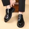 Fashion New Derby Men's Leather Shoes Classic Gentleman Minimalist Style Work or Office Outdoor Street Fashion Shoes Dress Lace Up