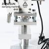 ZONESUN Two Work Plate Hot Foil Stamping Machine Manual Bronzing Machine for PVC Card Leather and Paper Stamping Machine
