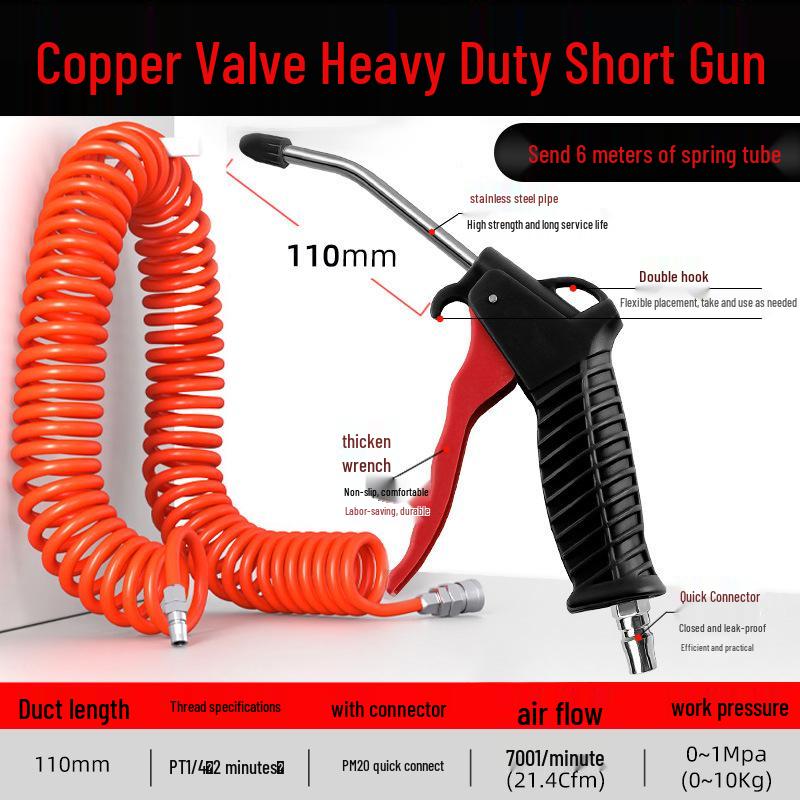 High-Pressure Air Blow Gun & Dust Removal Tool