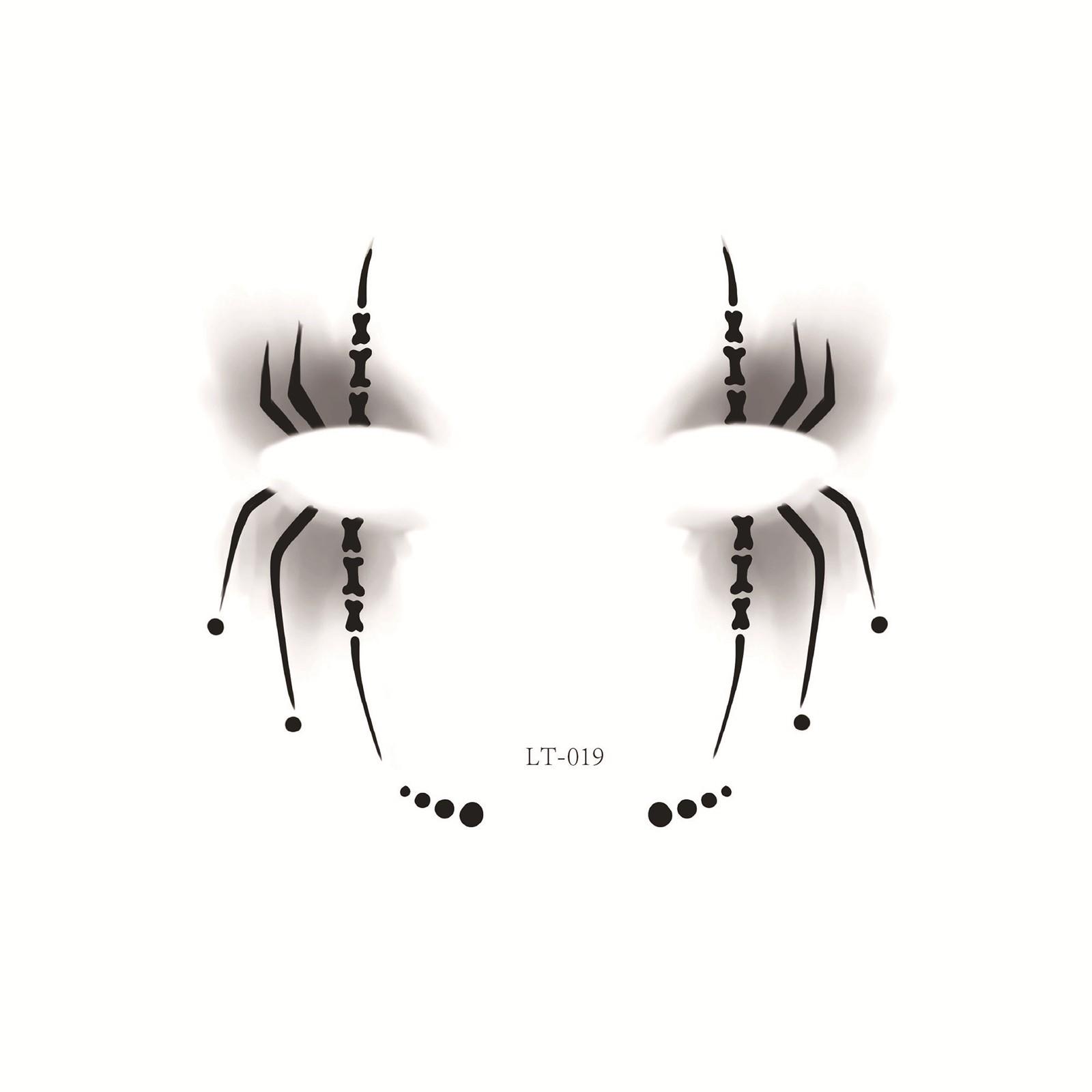 

Хэллоуин Лицо Наклейки Для Глаз Подводка Для Глаз Тени Для Век Временные Наклейки Наклейки Для Женщин Девочек Хэллоуин Костюм Косплей Одежда Аксессуары Партии One Size