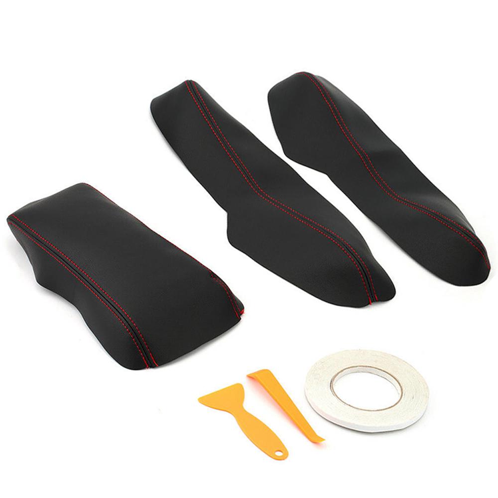 CITALL 1Set Car Door Armrest Shell Cover Trim Fit for Honda Civic 10th 2016-2018 CITALL 1Set Car Door Armrest Shell Cover Trim Fit for Honda Civic 10th 2016-2018