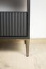 Furniture Leg, Black Chrome, Height 17 Cm