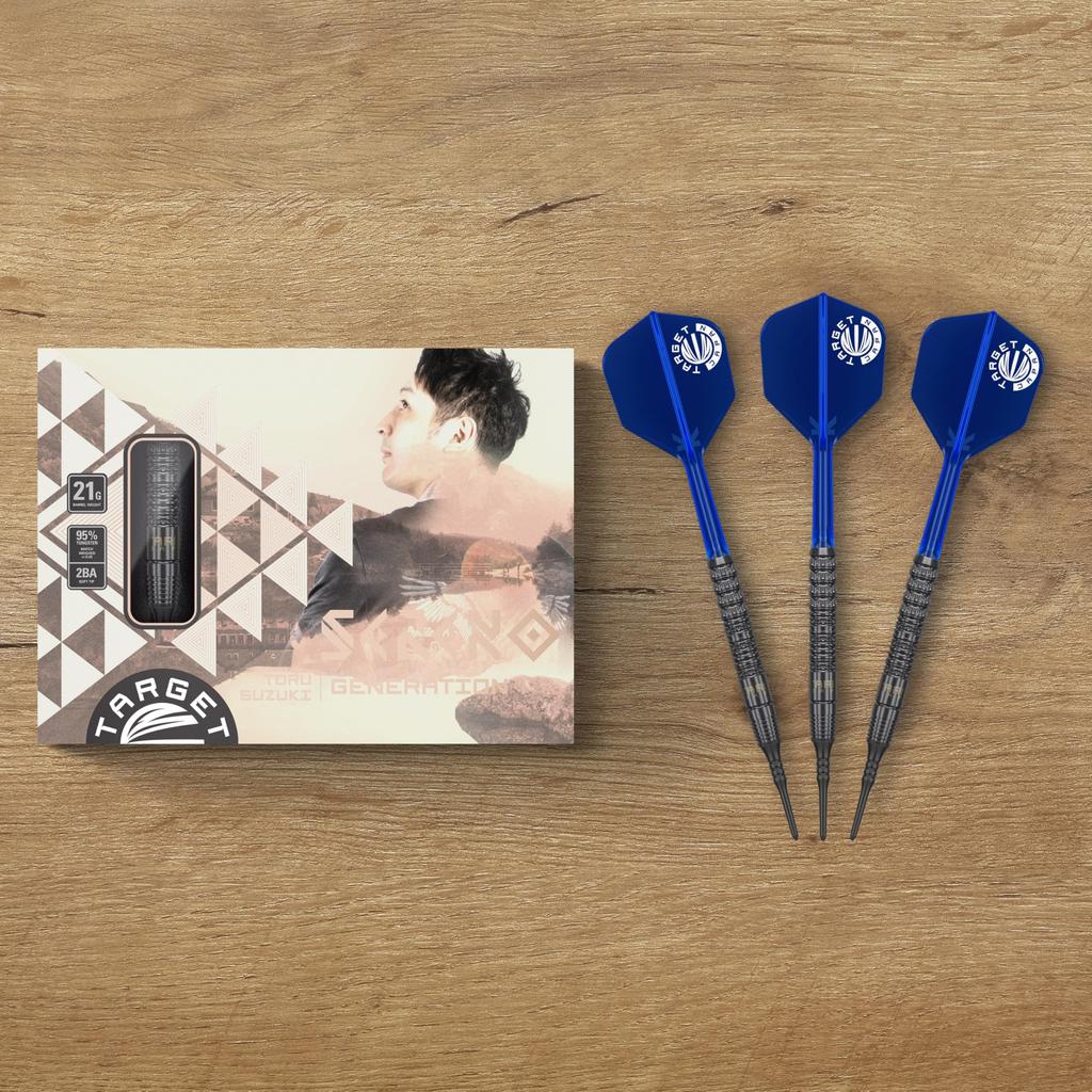 TARGET SERENO GEN-1 MAX 95% Tungsten 21g 2BA Soft Tip Darts