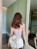 Women's Sweet Brushed Warm Cotton Vest with Pads - Autumn & Winter Back Camisole