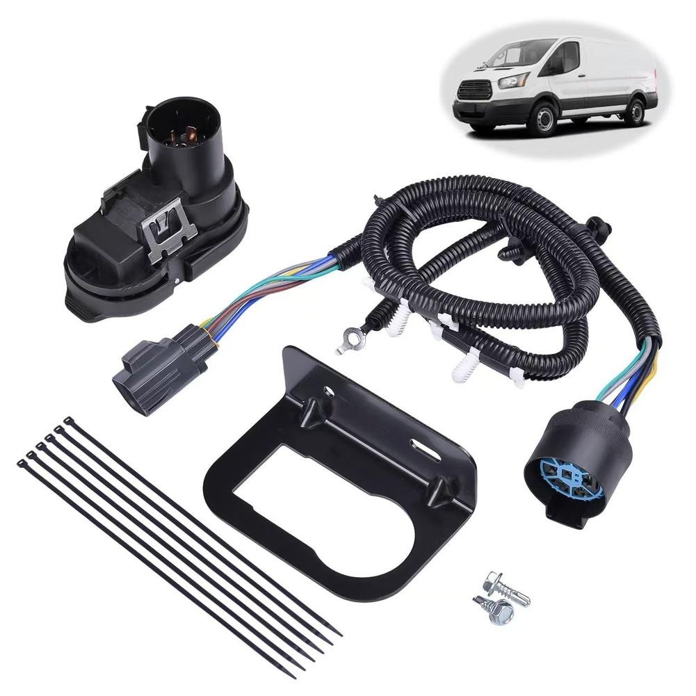 Vehicle Trailer Installation Tow Wiring Harness Trailer Connector OE 9L3Z-15A416-A Replacement Sealed Weatherproof Connector
