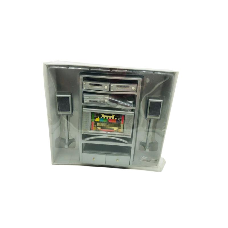 1:12 Dollhouse Miniature Food & Nostalgic Speaker Set