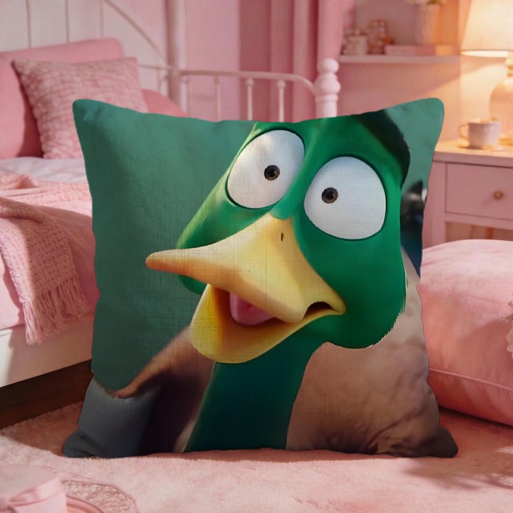 Cute Cartoon Migration Cushion Cover Premium Comfort Reversible Pillow Cove Two In One Design For Any Room Car Interior