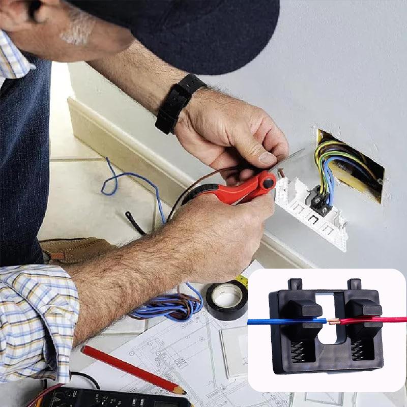 1PC Electric Wire Welding Fixture ABS Stabilizing Wire Holder Anti-Slip Clamps For Wire Soldering Repair Locator Soldering Tools