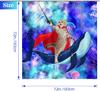 Funny Cat Shower Curtains Cute Cat Riding Whale Shark Fantasy Jellyfish Fun Shower Curtain Set With Kids Bathroom