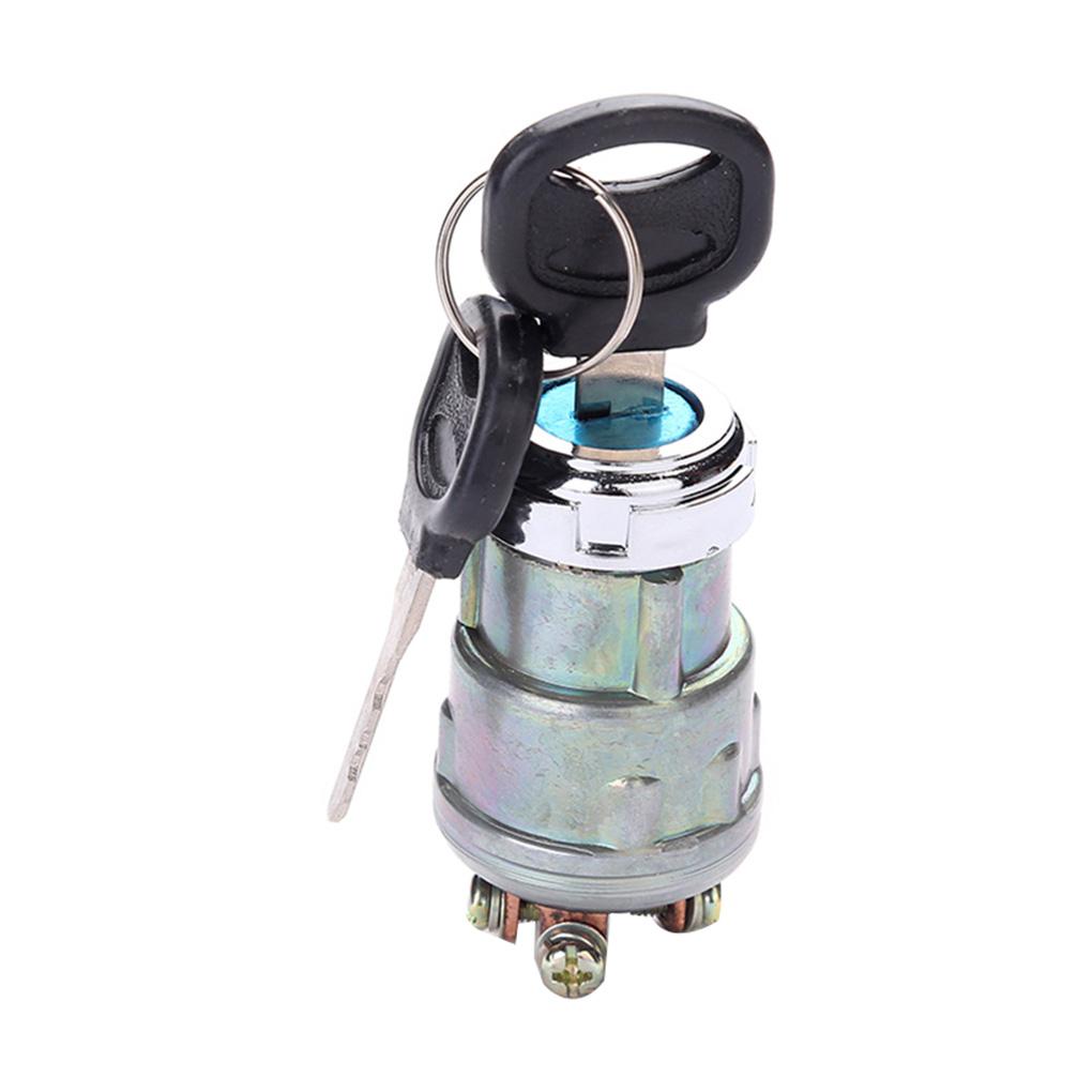 12V 4 Position Steel Engine Ignition Start Switch With 2 Keys for Car Motorcycle Tractor For klift Truck Scooter ATVs Universal