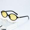 New Sunglasses Retro Versatile Women's High-end Fashion Exquisite Oval Fashion Sunglasses 3089