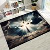 New Pray Jesus Rug for Bedroom Living Room Sofa Home Doormat Decor, Large Kids Play Non-slip Floor Mat