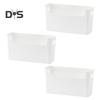 1/2/3Pcs Wall Mount Storage Rack with Handle Large Capacity Multipurpose Countertop Storage Holder Kitchen Organizer Shelf