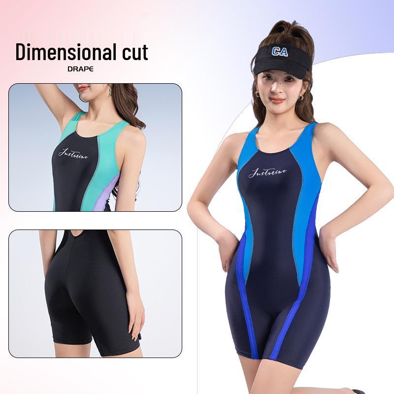 2025 Women's Slimming Competitive One-Piece Swimsuit - Professional Summer Sportswear, Plus Size Available