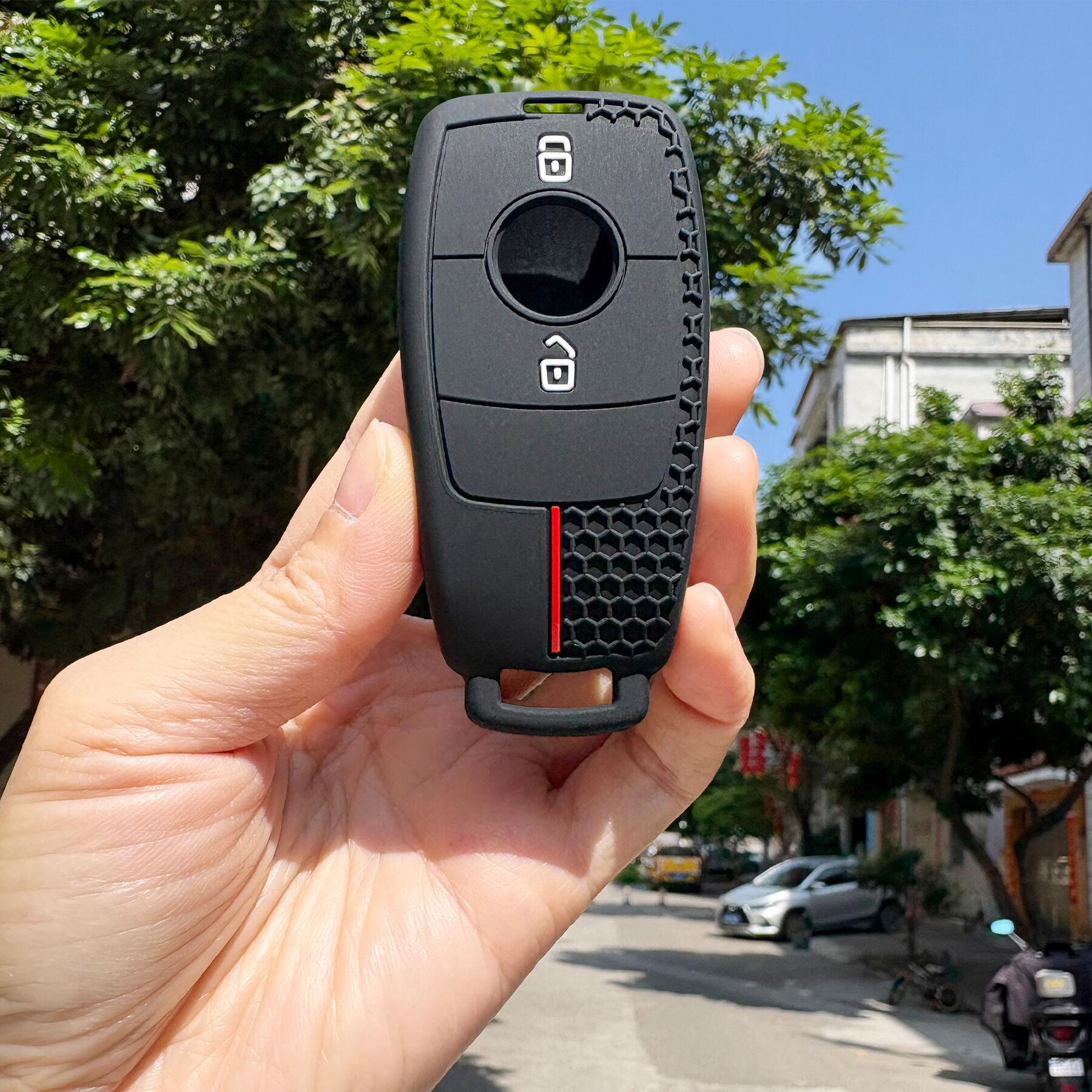 

2 3 4 Buttons Soft Key Case Fob For Mercedes Benz A C E S G Class Glc Cle Cla W177 W205 W213 W222 X167 Amg Car Remote Key Cover