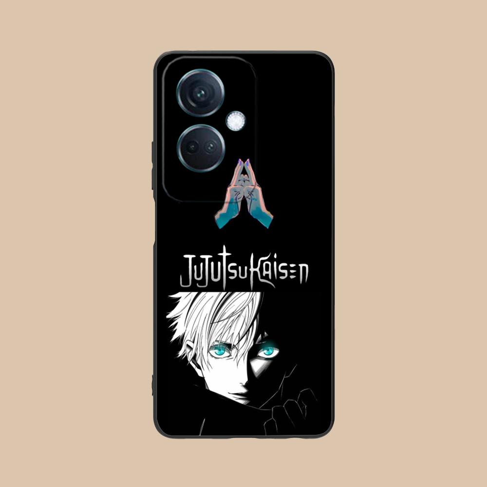 Jujutsu Kaisen Satoru Gojo Telefoonhoesje voor OPPO Find X9 X8 X7 X6 X5 X3 X2 Plus s Pro Ultra Lite Kleurrijke Print Cover Luxe OPPO Find X3 Lite