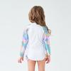 Girl's Long-Sleeve Mermaid Princess One-Piece Swimsuit